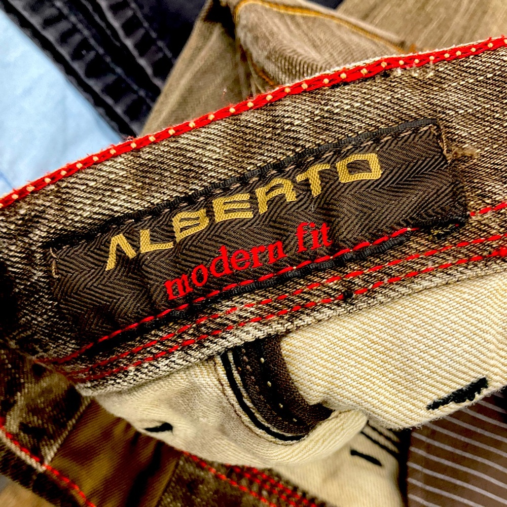 Alberto Pants Stone SXIII Modern Fit Jeans